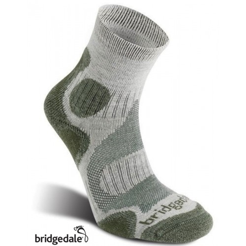 Bridgedale TRAIL DIVA Womens Hiking Socks Stone/Sage
